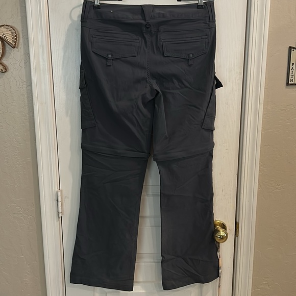 Prana Gray Capri zip off to shorts - Picture 3 of 8